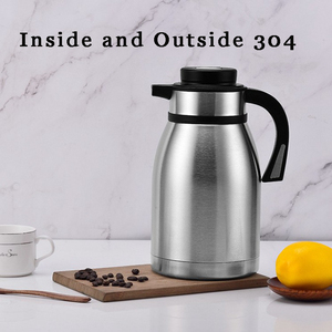 silverjet Stainless Steel Vacuum <b>Flask</b> 1L 1.5L 2L Insulated <b>Coffee</b> Tea Jug For Home Office Car Gift - Product Image 3