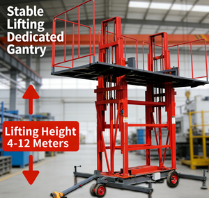 รถกระเช้าไฮดรอลิกไฟฟ้า รับน้ำหนัก 1000 กิโลกรัม สำหรับยกของในแนวตั้งในคลังสินค้าขนาดเล็กและพื้นที่อยู่อาศัย - Product Image 6