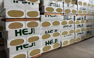 Panel de Lana de Roca HEJ de Alta Densidad 160-200kg/m3 para Techos Exteriores de Construcción |   Placa de Aislamiento Térmico Ignífuga de Grado A1 de 50 mm - Product Image 6