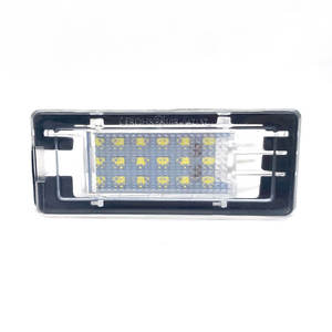 Nouvelles lumières de plaque d'immatriculation LED super brillantes pour voiture, étanches, en ABS, lampe d'immatriculation pour Duster 2010, économie d'énergie, 12V 3W - Product Image 2