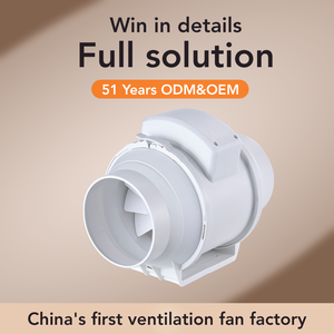 Em-linha plástico completo centrífugo industrial do motor da C.C. dos CB SAA do CE exaustor do tubo - Product Image 4