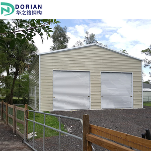 Structure légère en acier 36x80 Construction garage en acier avec porte Bâtiment industriel kit de cadre de garage en acier - Product Image 2