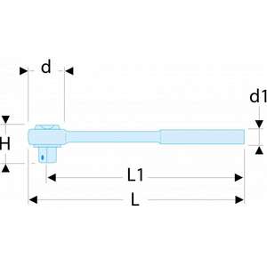FACOM-Cliquet de haute précision R.181 1/4 ''-EAN 3662424092138 RATCHETS 1/4" - Product Image 2