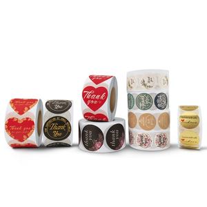 Autocollants adhésifs personnalisés floraux de remerciement, étiquettes imprimées sur mesure pour petites entreprises, étiquettes en papier imperméables pour cadeaux et artisanat - Product Image 6