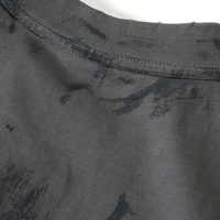 T-shirt court à manches courtes en coton 100% délavé à l'acide 305 g/m² avec logo personnalisé, vente en gros pour l'été