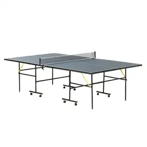 Tavolo da ping pong con gambe da ping pong pieghevoli da esterno professionale portatile economico