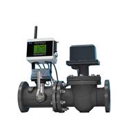 Katup Meter Turbin Gas DN200 Hade dengan Layar LCD Ganda |   Sistem Pengukuran Gas Cerdas Kartu IC Keluaran Ganda Aluminium OEM HTME-200