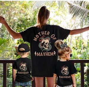 T-shirt décontracté OEM ODM Father Mayhem, assorti <span class=keywords><strong>papa</strong></span> et enfant, cadeau cool pour <span class=keywords><strong>papa</strong></span>, <span class=keywords><strong>papa</strong></span>-son, <span class=keywords><strong>papa</strong></span>-fille, futur <span class=keywords><strong>papa</strong></span>, style audacieux - Product Image 5