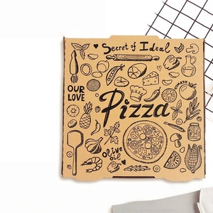 Scatole per <span class=keywords><strong>Pizza</strong></span> e Sushi Personalizzate, Ecologiche e Biodegradabili - Dimensioni/Logo Personalizzabili, Rivestimento UV, Imballaggio da Asporto Riciclabile - Product Image 2