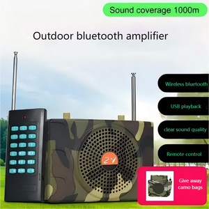 Amplificateur de haut-parleur BHA E898 camouflage pour la chasse en extérieur et l'entraînement en intérieur avec télécommande, prix de gros du fabricant, garantie 12 ans - Product Image 2