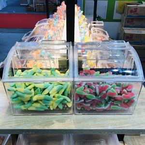 Wholesale Eco-friendly Ecobox airtight bulk food container plastic candy bin for sale