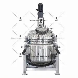 Ace 10000 20000 30000 L endüstriyel Tank 3 katmanlı manyetik karıştırılmış reaktör