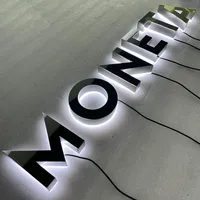 Panneau signalétique DakeSign OEM ODM personnalisé rétroéclairé LED 3D en acrylique haute luminosité IP65 étanche pour hôpitaux, entreprises et commerces