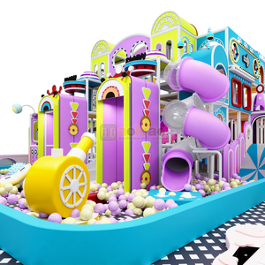 Aoleao - Parque Infantil Interior Personalizado para Niños, con Tobogán y Piscina de Pelotas, Certificado CE <span class=keywords><strong>TUV</strong></span> Comercial - Product Image 1