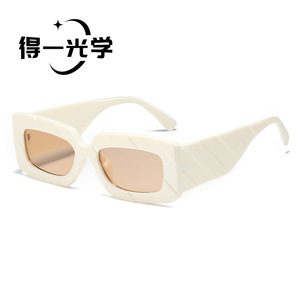 Square Frame Oversized <b>Sunglasses</b> Black UV400 PC Unisex - Product Image 2