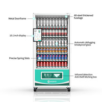 Máquina Expendedora Combinada de Autoservicio 24 Horas con Pantalla Táctil de 10 Pulgadas para Comida Fresca y Bebidas con Pago QR al por Mayor
