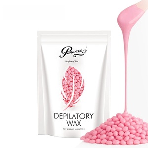 Stay Real Beauty Perlas de <span class=keywords><strong>Cera</strong></span> Dura Natural de Lavanda para Piel Sensible, Depilación Brasileña sin Bandas para Bikini, Modelo kg - Product Image 5