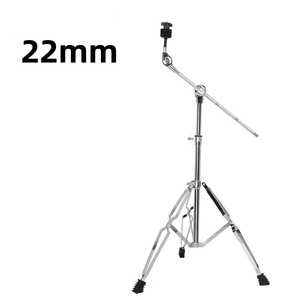Accessoires d'Instruments de Musique Support de Cymbale de Batterie Hauteur et Angle Réglables avec Cymbale Droite - Product Image 4