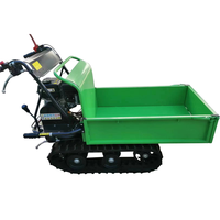 Livraison gratuite Buggy électrique en béton pour l'agriculture, le jardinage et la construction Mini transporteur sur chenilles 500kg Dumper à chenilles
