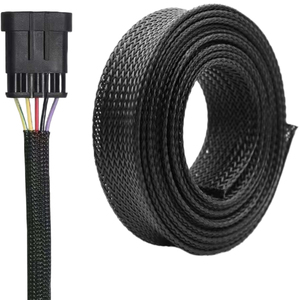 Sterk Gevlochten Behuizing Om Stroomkabels Te Beschermen Tegen Krassen Die Kabelbeschermhoes Opwikkelen - Product Image 3