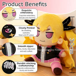 Плюшевые игрушки на заказ с бесплатными модификациями: мягкие, пушистые куклы-чародеи, аниме-плюшевые игрушки, шляпы ведьм, подарки на Хэллоуин - Product Image 3