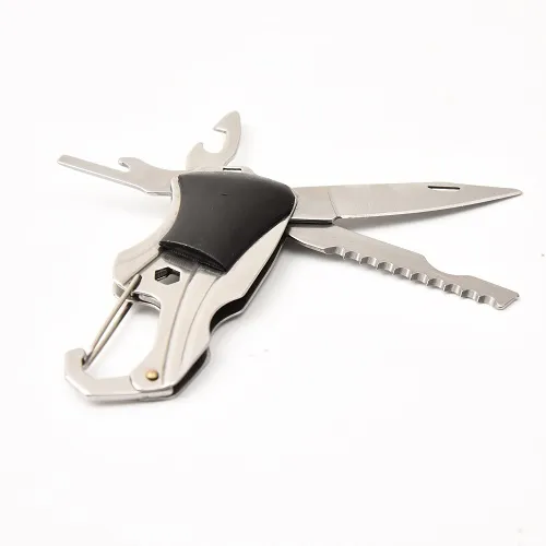Multifunction knife survival 5 in 1 Foldable Stainless Steel Multifunction Pocket Tool for Outdoor Hiking Camping