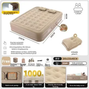 Colchón Inflable Plegable Totalmente Automático y Portátil <span class=keywords><strong>para</strong></span> Acampar al Aire Libre y Uso en el Hogar, Colchoneta <span class=keywords><strong>de</strong></span> Aire <span class=keywords><strong>para</strong></span> <span class=keywords><strong>Dormir</strong></span> en la Tienda <span class=keywords><strong>de</strong></span> Campaña - Product Image 6