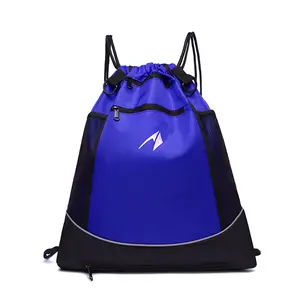 New Design Custom Logo Travel Football Swimming Training Storage Gym Sports Basketball Bags Drawstring Backpack