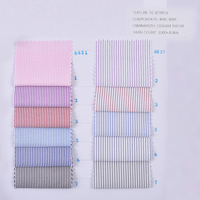 Tissu tissé à carreaux de haute qualité en coton et polyester, anti-rides, respirant, antistatique, pour chemises