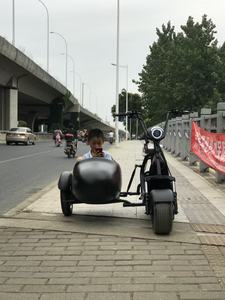 Vélo électrique rétro à side-car à roues larges, vélo <span class=keywords><strong>cargo</strong></span>, scooter chopper - Product Image 5