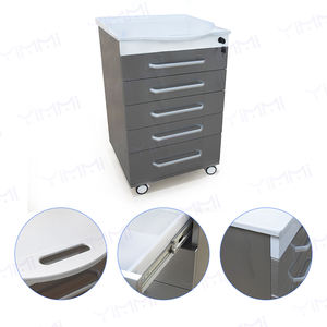 यिम्मी स्टेनलेस स्टील ट्रॉली मोबाइल कैबिनेट गाइड स्लाइडर <span class=keywords><strong>5</strong></span> दराज भंडारण कैबिनेट सौंदर्य सैलून भंडारण मोबाइल दंत कैबिनेट - Product Image 2