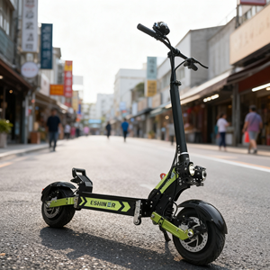Dropshipping 60V 30AH 40AH Big Capacity Escooter 60-120KM Long Range 11inch Street Tire Off Road Tire Adult Electric Scooter - Product Image 1