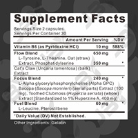 JBY  Marque privée OEM Marque privée disponible Capsules de nootropiques pour stimuler le cerveau pour adultes Capsules pour le cerveau