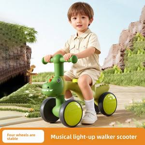 Nouvelle Voiture Évolutive à Quatre Roues pour Enfants en Forme de <span class=keywords><strong>Dinosaure</strong></span> avec Musique et Lumières, en Plastique, Sans Pédales, Anti-Renversement, Aide à la Marche - Product Image 6