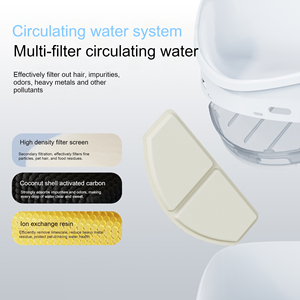 Fuente de Agua Inteligente para Mascotas, Gran Capacidad de 2.5L, Control por Aplicación, Inalámbrica, Funciona con Batería, Automática, para el Hogar, en Oferta - Product Image 4