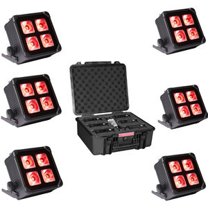 Projecteur LED sans fil DMX512 4*20W IP65 étanche pour scène <span class=keywords><strong>DJ</strong></span> avec température de couleur réglable de <span class=keywords><strong>2700</strong></span>-10000K - Product Image 4