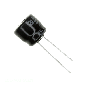 ตัวเก็บประจุ330 uF ฝา ECE-A0JKA331สารส้ม330 uF 20% 6.3V แบบรูรับแสง - Product Image 1