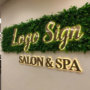 Tùy Chỉnh Gương Thép Không Gỉ Pha Lê Backlit LED Ánh Sáng Chữ Chiếu Sáng Thư Dấu Hiệu Cho Quảng Cáo Biển Hiệu - Product Image 3