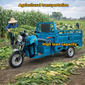 Tricycle électrique de fret de 1,5 m pour l'agriculture et la livraison |   Vélo <span class=keywords><strong>cargo</strong></span> électrique à 3 roues robuste - Product Image 1