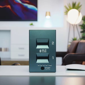 Aotech 2-Bay Usb <span class=keywords><strong>3.2</strong></span> Gen2 Nvme M.2 Ssd Docking Station Duplicator Gereedschapsvrij Met Aluminium Behuizing - Product Image 3