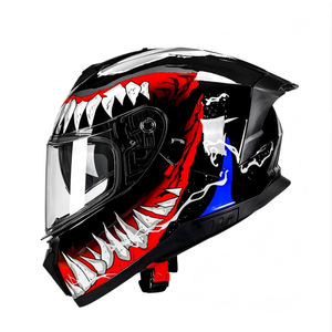 Casque <span class=keywords><strong>de</strong></span> <span class=keywords><strong>moto</strong></span> intégral PBRabbit certifié 3C/DOT ECE, double visière, taille unique, nouveau, ABS, déverrouillage rapide - Product Image 5