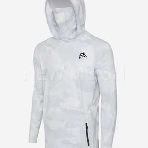 Sweat à capuche de pêche en polyester à séchage rapide, personnalisable, impression par sublimation de haute qualité, UPF 50+, chemise de pêche - Product Image 2