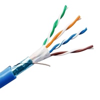 Cable de Red UTP Cat5e de Alta Calidad OEM, Conductor CU/CCA/CCAM, Certificado RoHS/CE, 100 Ohmios, Ethernet para Interiores y Exteriores
