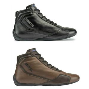 Scarpe da Corsa <span class=keywords><strong>SPARCO</strong></span> Autentiche in Vera Pelle con Certificazione FIA, Stivali da Corsa F1 Auto Kart Moto, Calzature Sportive Unisex - Product Image 5
