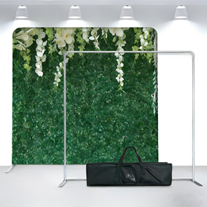 Soporte de Fondo Portátil, Ligero y Duradero con Marco de Aluminio, Fácil de Montar, Impresión Personalizada, para Fotografía - Product Image 1