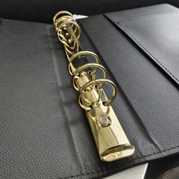 Carnet personnalisé en similicuir à couverture rigide, reliure à anneaux, couverture de planificateur budgétaire A6, vente en gros