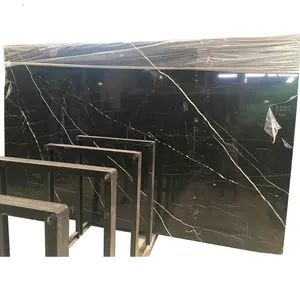 נרון marquina שחור לוח שיש, סיני זול מחיר טבעי אבן לוח שחור נרון Marquina השיש