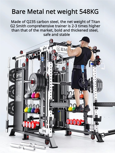 Máquina Smith Multifuncional de Alta Calidad y Resistencia para Uso Profesional en Gimnasios, para Moldear Músculos, Tonificar y Entrenar Fuerza - Product Image 4