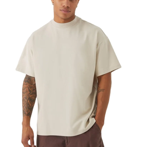 Camiseta Oversize de Trabajo para Hombre, Camiseta Blanca de Algodón, Camisa Lenador 200gsm, Camiseta de Fútbol - Product Image 1