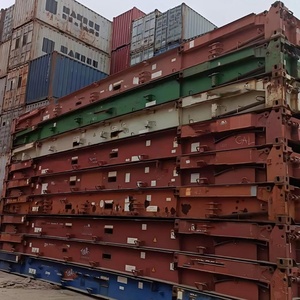 ตู้คอนเทนเนอร์เหล็กคอร์เทนแบบแบนขนาด 40 ฟุต มือสอง สภาพดี ขายดี เหมาะสำหรับบรรทุกสินค้าหนัก - Product Image 6